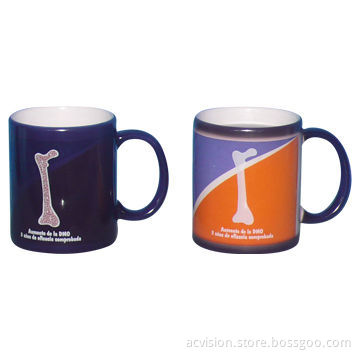 Decal Color Changing Mug, Ceramic